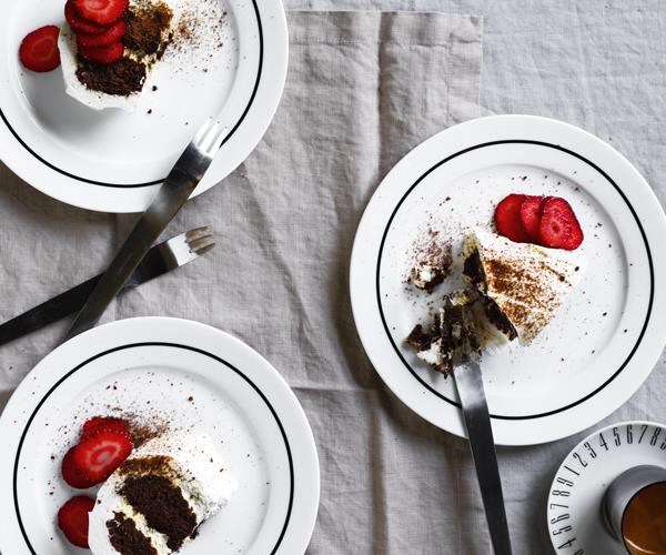 Mum's Chocolate Ripple cake