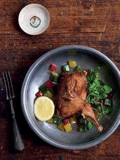 Mum's crispy quail