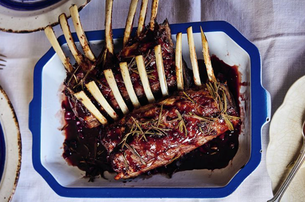 Mum's rack of lamb with jam