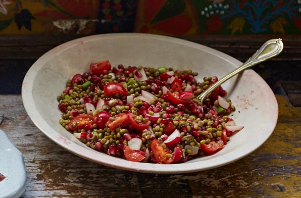 Mung dal salad 