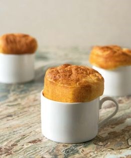Munster cheese soufflé
