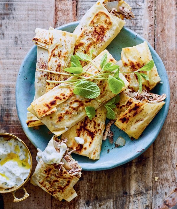 Musakhan wraps