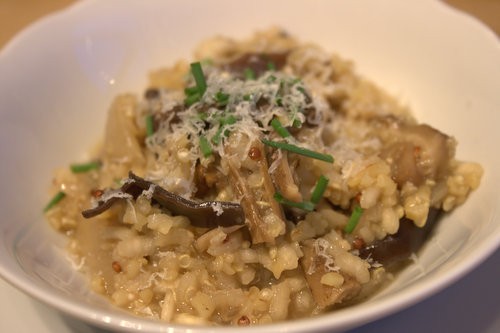 Mushroom & mixed grain risotto