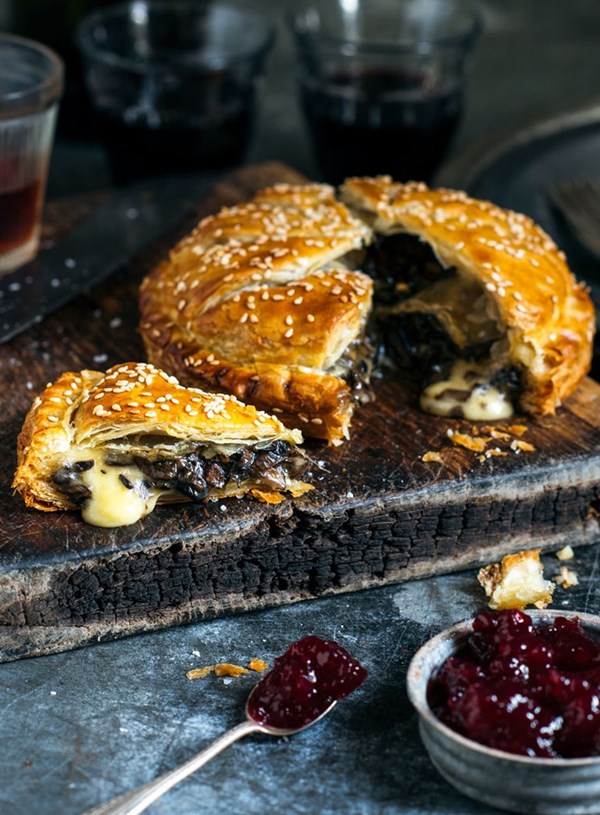 Mushroom and Brie pithiviers