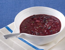 Mushroom and red wine gravy