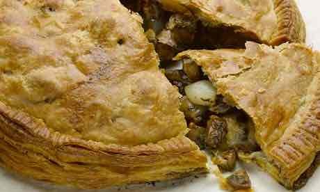 Mushroom and tarragon pithivier