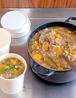 Mushroom barley soup