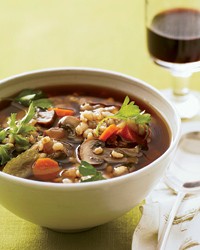 Mushroom-barley soup
