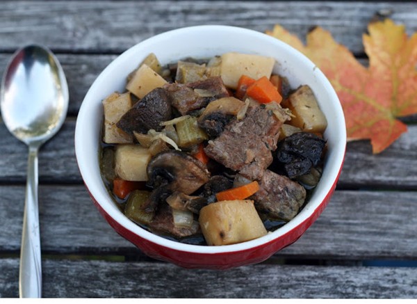 Mushroom beef stew