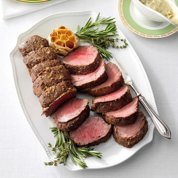 Mushroom-blue cheese tenderloin 