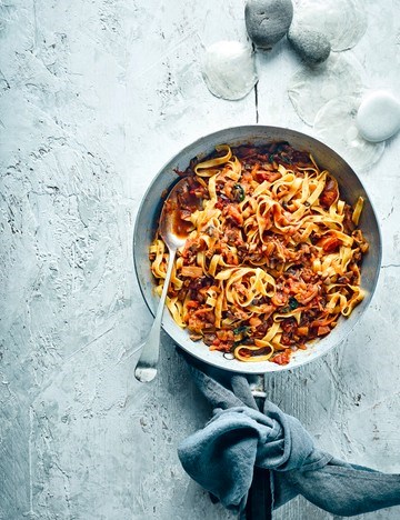 Mushroom Bolognese