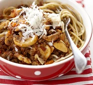 Mushroom Bolognese