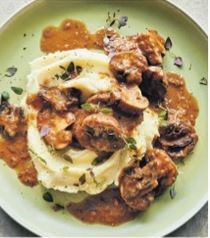 Mushroom Bourguignon