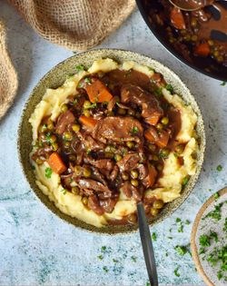 Mushroom Bourguignon