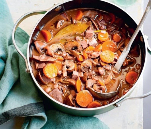 Mushroom Bourguignon 
