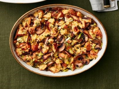 Mushroom brioche stuffing