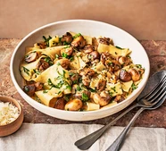 Mushroom carbonara