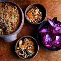Mushroom 'cassoulet'