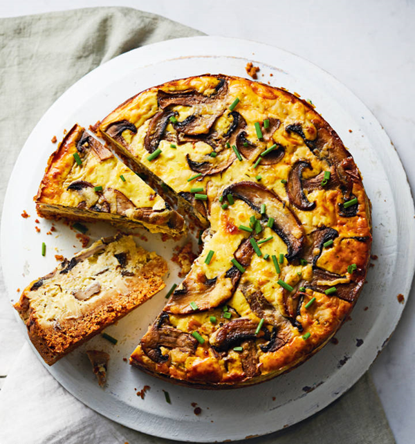 Mushroom cheesecake