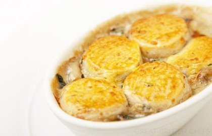 Mushroom cobbler