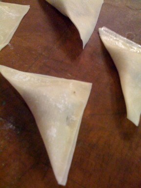 Mushroom consommé with shiitake and cremini ravioli