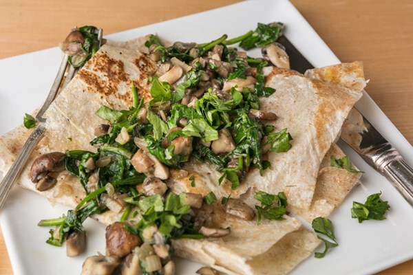 Mushroom flatbreads