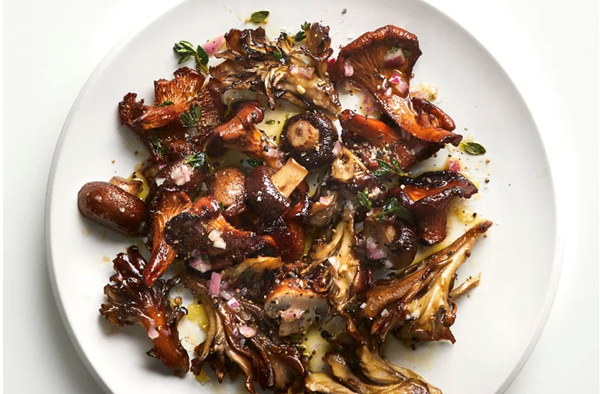 Mushroom fricassee
