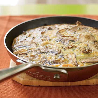Mushroom frittata