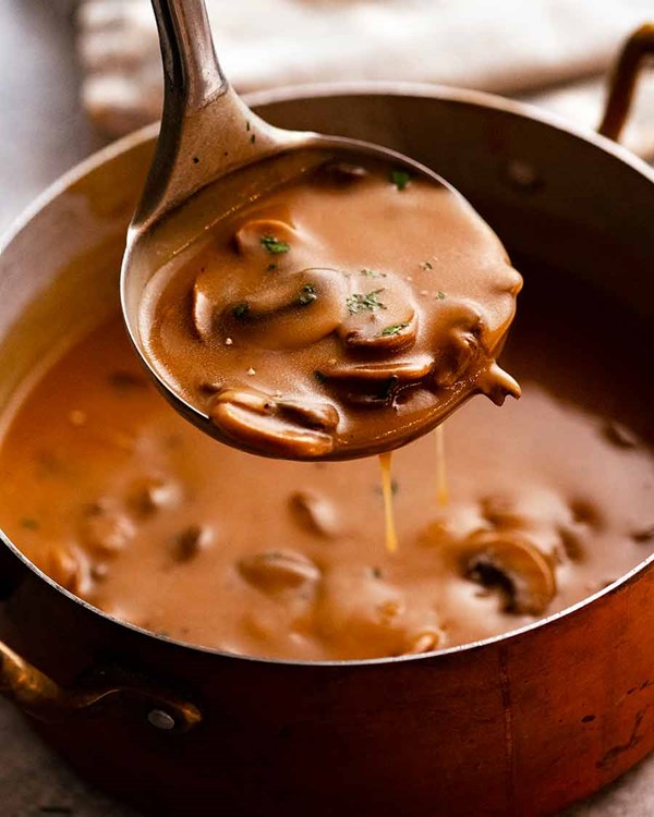 Mushroom gravy