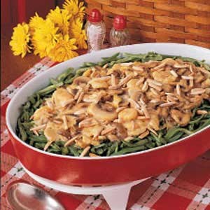 Mushroom green bean casserole