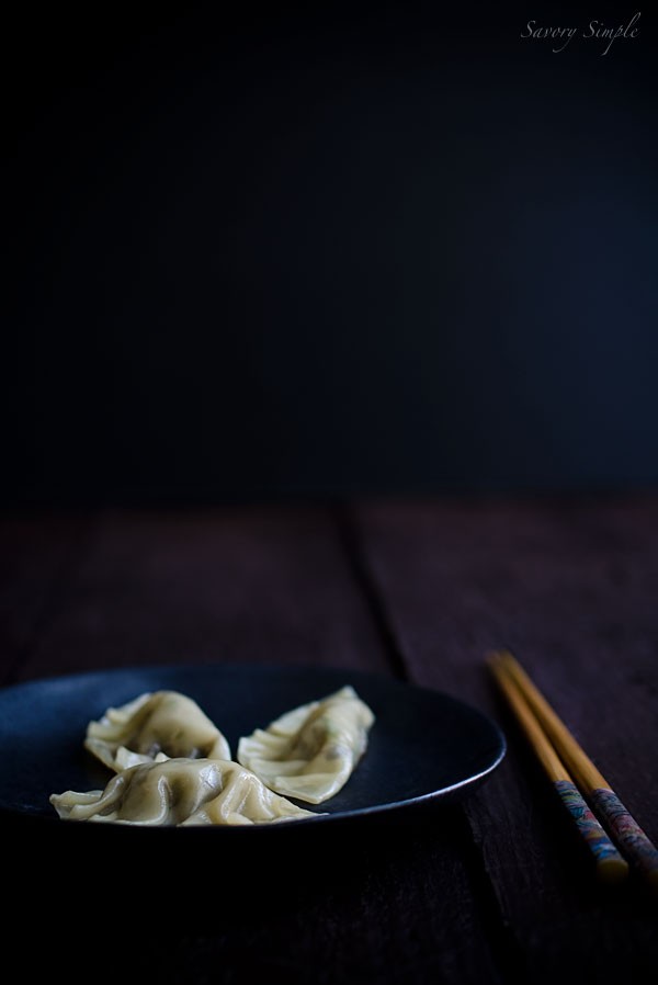 Mushroom gyoza