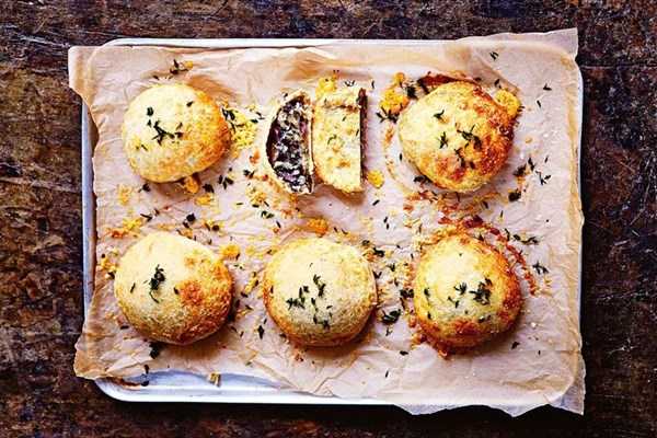 Mushroom knish