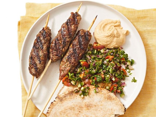 Mushroom-lamb kofta 