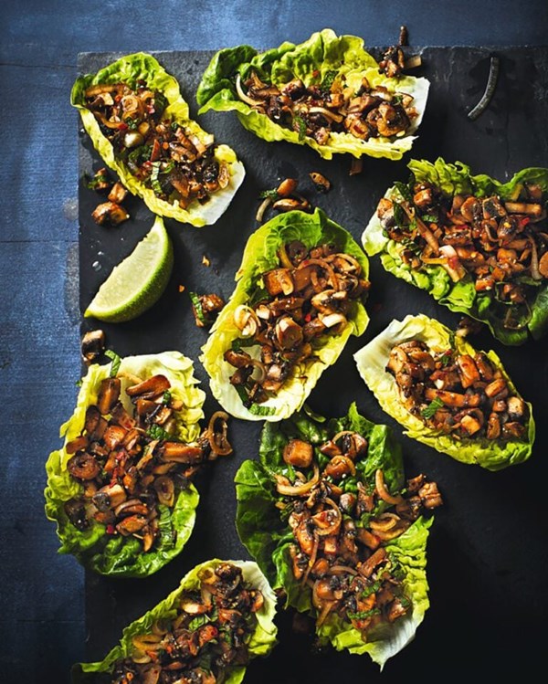 Mushroom larb 
