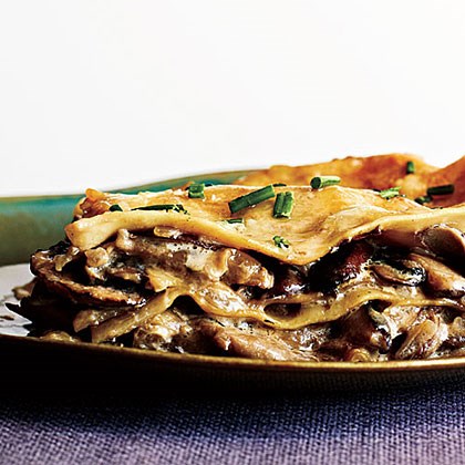 Mushroom lasagna
