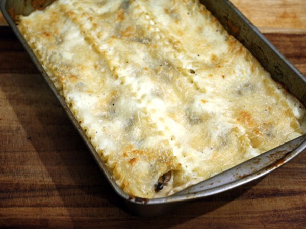 Mushroom lasagna