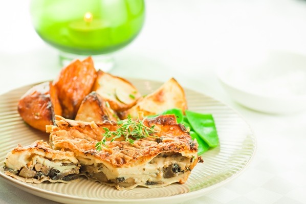 Mushroom lasagna