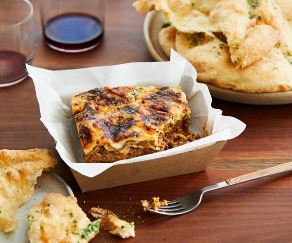 Mushroom lasagne