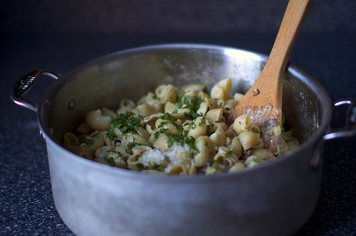 Mushroom Marsala pasta with artichokes
