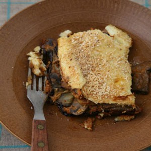 Mushroom moussaka