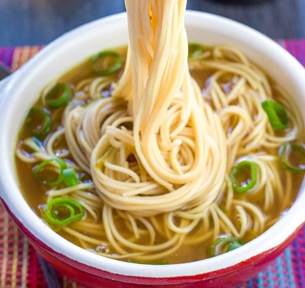 Mushroom noodle soup
