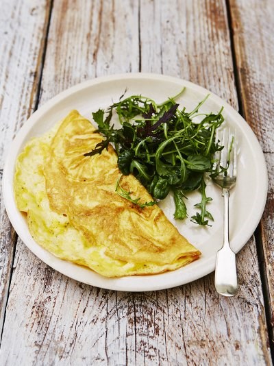 Mushroom omelette