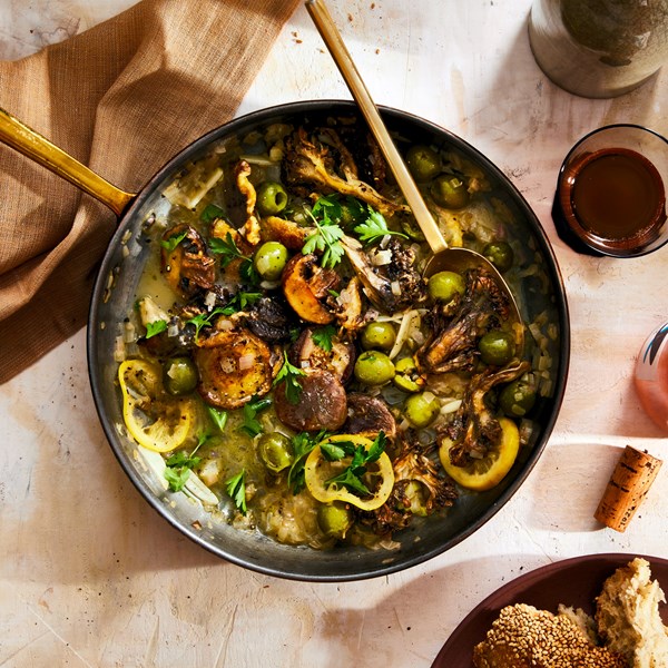 Mushroom piccata