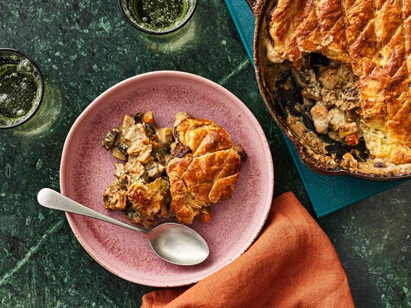 Mushroom pot pie