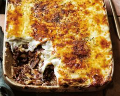 Mushroom ragu lasagne