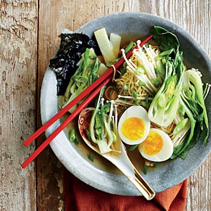 Mushroom ramen bowl
