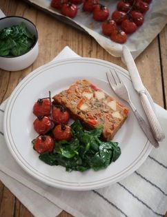 Mushroom, red pepper and paneer loaf [Chris Young]