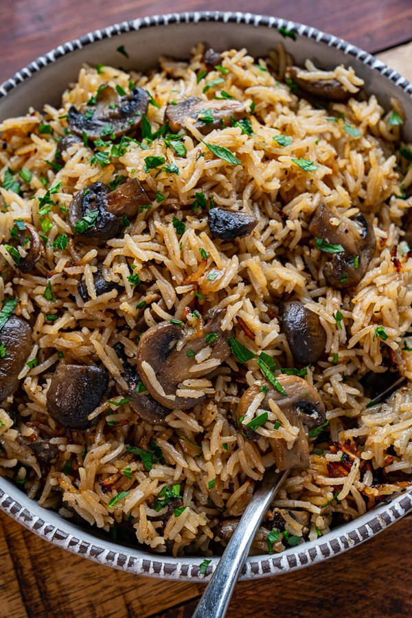 Mushroom rice