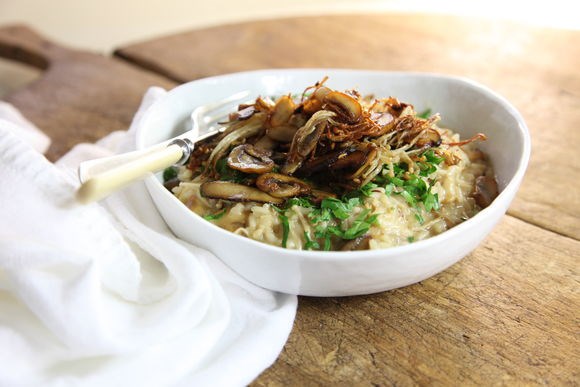 Mushroom risotto