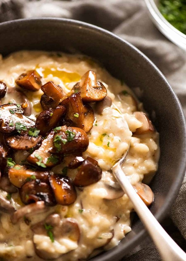 Mushroom risotto